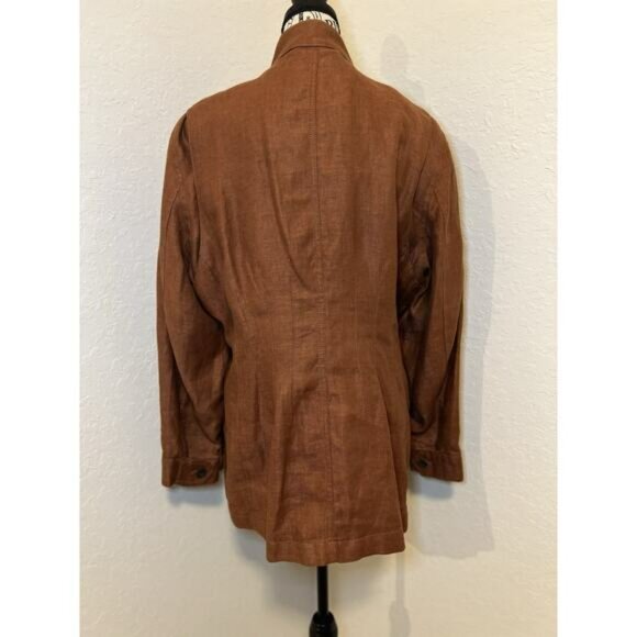 Banana Republic Women’s Arielle Linen Blend Jacket Size Large EUC - Picture 3 of 14